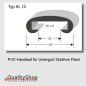 Preview: PVC Handlauf Typ. HL14 für Flachstahl 35x8mm